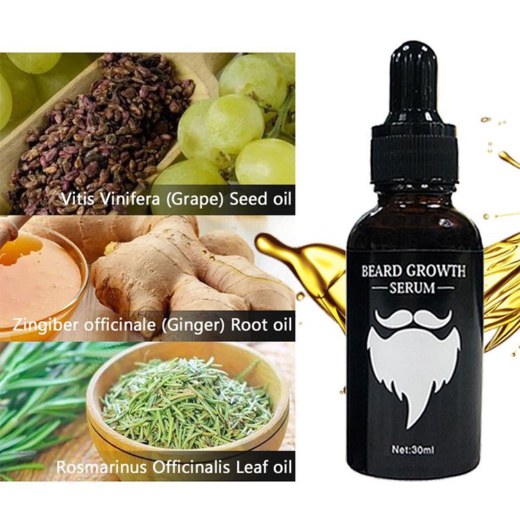 organic beard growth serum